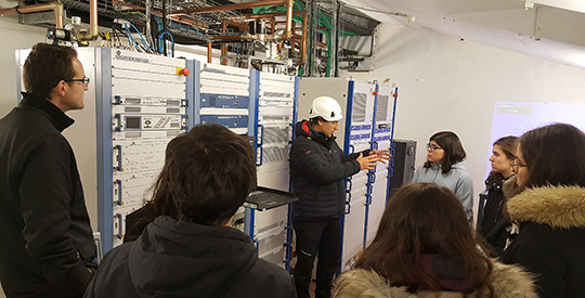 The students of the Master in Telecommunication Engineering visited Itelazpi's facilities.